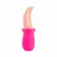 Teazers Tongue roze vibrator u obliku jezika, fleksibilni silikonski masažer za spoljašnju stimulaciju sa USB punjenjem