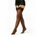 Christine Temptation crne čipkane čarape za haltere sa elegantnim polutransparentnim finišom L/XL