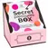 Secret Play Pleasures Box za parove, kockice, vibrirajući metak, pero za škakljanje, roze set
