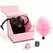 Secret Play Pleasures Box za parove, kockice, vibrirajući metak, pero za škakljanje, roze set
