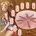 Seiraku Toys XTC Japan Onaho of the Round Table Set Peach, komplet od 8 različitih masturbatora