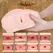 Seiraku Toys XTC Japan Onaho of the Round Table Set Peach, komplet od 8 različitih masturbatora