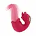 Teazers Double Tongue Pink silikonski intimni stimulator sa dvostrukim delovanjem