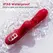 HoneyPlayBox Tickler Red - Wiggling & Tapping Multi-Function Vibrator