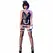 Chilirose CR 4628 komplet kostima sobarice S, klasična crno bela kombinacija, kompletan autfit