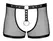 Svenjoyment muški jockstrap L sa prozirnom mrežicom i wetlook efektom i podesivim pojasom
