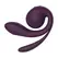 SVibe GIZI Pro Triple Stimulator Grapo Adaptive Technology Purple