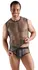 Svenjoyment Men's Sleeveless Black Net Shirt with Sparkling Accents M