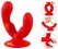 Sweet Smile Dual Vibrator fleksibilni intimni sistem sa vakuum postoljem roze