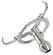 Fetish Collection Anal Deluxe podesivi analni čep od nerđajućeg čelika 12.5cm
