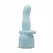 EasyToys Mini Wand vibrator u plavoj boji sa 18 modova vibracije, punjiv preko USB kabla, napravljen od nežnog silikona