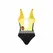 Obsessive Rallien Black Bodysuit with Sporty Racing Accents, Adjustable Fit XL/2XL