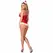 Livco Corsetti Fashion Sensual Snowflake trodelni novogodišnji komplet L/XL