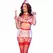 Chilirose CR 4868 kostim medicinske sestre belo crveni XL, set od 6 delova