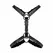 EasyToys Max Bondage Adjustable Harness Black Faux Leather 26-50 cm