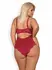 Rosalyne Intimate Wear Teddy Red - Adjustable Lace Bodysuit 2XL