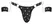 Svenjoyment Bondage tange L sa podesivim mat lisicama crne