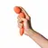 Dame Min Mini Wand intimni masažer u boji Papaya, kompaktni i ergonomski dizajn