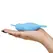 Unihorn Narwhal dvostrani silikonski intimni stimulator, plavi, 14.3 cm