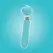 UNIHORN Mount'n Peak mini vibrator sa USB punjenjem od silikona 14.3 cm