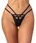 Obsessive Keira Lise Vinyl Straps Bodysuit Black S/M