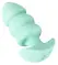 Cuties Vibrating Mini Plug Green, kompaktni silikonski intimni sistem sa USB punjenjem