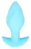 Cuties Vibrating Plug Blue - Compact Rechargeable Silicone Model 8 cm