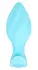 Cuties Vibrating Plug Blue - Compact Rechargeable Silicone Model 8 cm