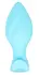 Cuties Vibrating Plug Blue - Compact Rechargeable Silicone Model 8 cm