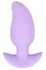 Cuties Vibrating Plug Purple - Compact Silicone Model, 7 Modes, 8 cm