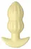 Cuties Vibrating Plug Yellow kompaktni silikonski model sa 7 modova vibracije i dužinom od 8 cm