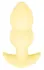 Cuties Vibrating Plug Yellow kompaktni silikonski model sa 7 modova vibracije i dužinom od 8 cm