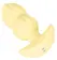 Cuties Vibrating Plug Yellow kompaktni silikonski model sa 7 modova vibracije i dužinom od 8 cm