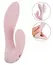 beau coeur Cerya Strong Mini vibrator sa dva kraka, 14 cm, ljubičasti