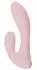 beau coeur Cerya Strong Mini vibrator sa dva kraka, 14 cm, ljubičasti