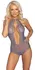 Kissable Body Lavender S/M - Elegant Lace One-Piece with Bows
