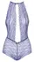 Kissable Body Lavender S/M - Elegant Lace One-Piece with Bows