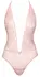 Kissable Body Roze S/M - Elegantan Čipkani Bodysuit sa Podesivim Trakama