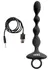 ANOS Flexible Beads vibrirajući intimni trenažer od silikona sa USB punjenjem, 21.1 cm, crni