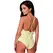 PASSION SENSIE bodi Lemon S/M, satenski sjaj, podesive bretele