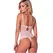 Passion Zovel Bodysuit Light Pink S/M sa prefinjenom prozirnom mrežicom i čipkom
