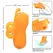 CalExotics Neon Vibes Orange ergonomski stimulator za prst sa 10 modova vibracije vodootporan