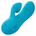 CalExotics Sunset Beach Seducer plavi vibrator sa dvostrukim delovanjem na punjenje