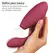 Womanizer Duo 2 Bordeaux intimni stimulator sa dvostrukim delovanjem, vodootporan, silikon