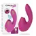 COVERME Dual Action fleksibilni silikonski intimni stimulator sa vakuumom, roze