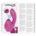 COVERME Dual Action fleksibilni silikonski intimni stimulator sa vakuumom, roze