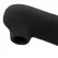 OHMAMA Clitoral Wave Stimulator 10-Speed Black, Compact PVC 12.5cm