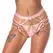 Bad Kitty Rose podesivi harness komplet sa elegantnim lancima roze S do L