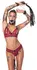 Bad Kitty Premium luksuzni bondage set sa lancima od 6 delova, crno-zlatni podesivi komplet