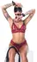 Bad Kitty Premium luksuzni bondage set sa lancima od 6 delova, crno-zlatni podesivi komplet